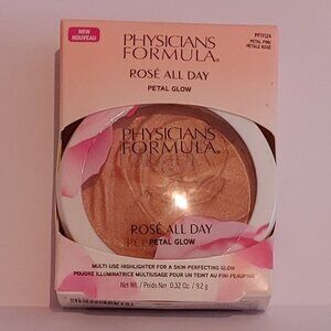 Physicians Formula Rose All Day Petal Glow Highlighter BNIP 0.32 Oz. 9.2g